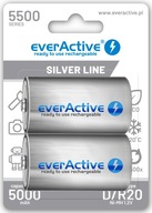 2x R20/D everActive Ni-MH 5500mAh r2u batérie