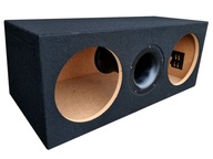 Bass-reflex subwoofer box 2x25 Audio systém