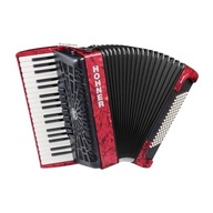 Akordeón Hohner Bravo III 96 Červený