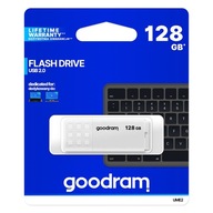 GOODRAM UME2 PENDRIVE MEMORY 128GB USB 2.0 WHITE GOODRAM UME2 PENDRIVE MEMORY 128GB USB 2.0 WHITE