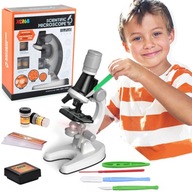 Detský LED mikroskop Edukačná sada 1200x