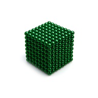 Magnetické guličky 5 mm veľké 512 ks Zelené Magnetické guličky 5 mm veľké 512 ks Zelené