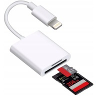 ČÍTAČKA KARIET PRE IPHONE LIGHTNING ADAPTÉR MICRO SD/TF ADAPTÉR DO 256 GB ČÍTAČKA KARIET PRE IPHONE LIGHTNING ADAPTÉR MICRO SD/TF ADAPTÉR DO 256 GB