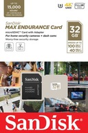 32Gb microSD karta SANDISK Max Endurance MONITOR