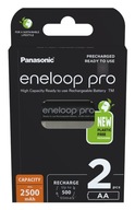 2x batérie PANASONIC ENELOOP PRO AA 2500mAh 2x batérie PANASONIC ENELOOP PRO AA 2500mAh