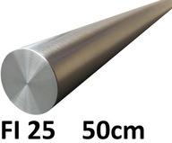 Nerezová tyč fi 25mm trieda 1.4104 | 50 cm