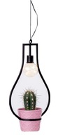 Závesná kvetináčová lampa na kvety LED kvetináč