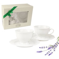 SADA 2 ŠÁLKOV SÚPRAVA ŠÁLKA A PODŠÁLKY 240ML PORCELÁN FESTA ITALIA SADA 2 ŠÁLKOV SÚPRAVA ŠÁLKA A PODŠÁLKY 240ML PORCELÁN FESTA ITALIA