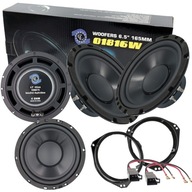 2 VÝKONNÉ BASOVÉ reproduktory + dištančné podložky pre OPEL ASTRA G COMBO OMEGA CORSA B C