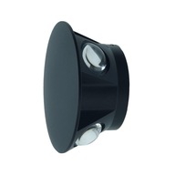 LED FASÁDNE SVIETIDLO VONKAJŠIE NÁstenné SVIETIDLO ČIERNA 4x1W IP54 LED FASÁDNE SVIETIDLO VONKAJŠIE NÁstenné SVIETIDLO ČIERNA 4x1W IP54