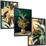 RÁM NA OBRAZY PLAGÁTY 30x40 ZLATÝ RÁM MONSTERA RÁM NA OBRAZY PLAGÁTY 30x40 ZLATÝ RÁM MONSTERA