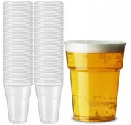 Plastové hrnčeky, poháre na pivo a nápoje, 400 ml, 100 ks Plastové hrnčeky, poháre na pivo a nápoje, 400 ml, 100 ks