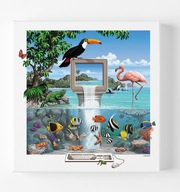Obraz Amiga Lagoon, Jim Sachs (40 x 40 cm, plátno) Obraz Amiga Lagoon, Jim Sachs (40 x 40 cm, plátno)