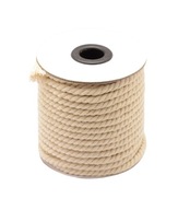 mak08 Macrame struna 5mm, točená bavlna, 15m mak08 Macrame struna 5mm, točená bavlna, 15m