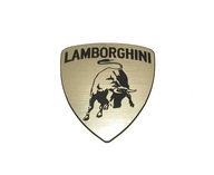 Samolepka znak LAMBORGHINI zlatá 108x120mm