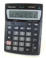 KAV DK-222 kancelárska kalkulačka, 12-miestna