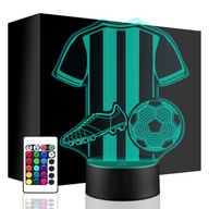 NOČNÁ LAMPA FUTBALOVÝ HRÁČ LOPTIČKOVÉ REZY 3D LED + DIAĽKOVÉ OVLÁDANIE Vianočný darček NOČNÁ LAMPA FUTBALOVÝ HRÁČ LOPTIČKOVÉ REZY 3D LED + DIAĽKOVÉ OVLÁDANIE Vianočný darček