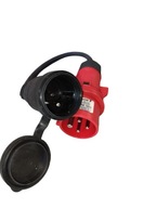 Adaptér/redukcia 32A/4 - 230v (uzemňovací kolík) Adaptér/redukcia 32A/4 - 230v (uzemňovací kolík)