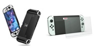 Puzdro + tvrdené sklo pre Nintendo Switch Oled