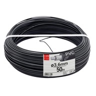 PVC plot NAPÍNACÍ DRÔT 50mb ANTRACIT na plotové pletivo PVC plot NAPÍNACÍ DRÔT 50mb ANTRACIT na plotové pletivo