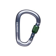 Black Diamond PearLock Screwgate Carabiner Silver