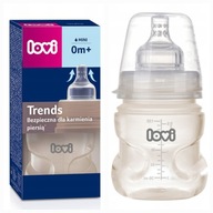 Lovi Anti-colic Trends Fľaša 120 ml + Dynamický cumlík 0m+ SUPERvent Lovi Anti-colic Trends Fľaša 120 ml + Dynamický cumlík 0m+ SUPERvent