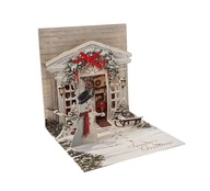 SNEHULIENKA VIANOČNÁ POHÁTKA Vianočné Santa Claus super 3D pohľadnice SNEHULIENKA VIANOČNÁ POHÁTKA Vianočné Santa Claus super 3D pohľadnice