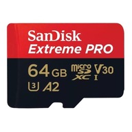 Pamäťová karta SanDisk EXTREME PRO 64GB MicroSDXC
