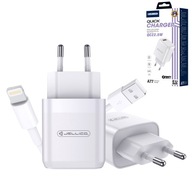 RÝCHLA SIEŤOVÁ NABÍJAČKA 18W PRE APPLE IPHONE PD + KÁBEL LIGHTNING QC 3.0 RÝCHLA SIEŤOVÁ NABÍJAČKA 18W PRE APPLE IPHONE PD + KÁBEL LIGHTNING QC 3.0