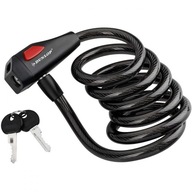 BIKE LOCK DUNLOP SPIRAL KEY 150CM BIKE LOCK DUNLOP SPIRAL KEY 150CM