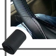 Čierno-červený poťah na volant do auta Čierno-červený poťah na volant do auta