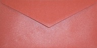 DL Aster Met Ruby červené perleťové obálky - 25 ks