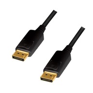 Kábel LogiLink Displayport 2M čierny