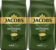 JACOBS KRONUNG CREMA zrnková káva 2x 1kg JACOBS KRONUNG CREMA zrnková káva 2x 1kg
