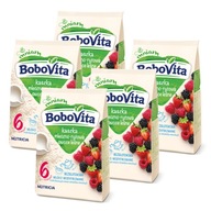 BoboVita Mlieko a ryžová kaša lesné ovocie SET 5x230g BoboVita Mlieko a ryžová kaša lesné ovocie SET 5x230g