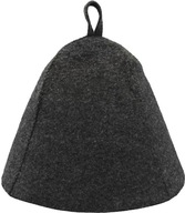 Ochranný filcový saunový klobúk, šedá saunová plsť