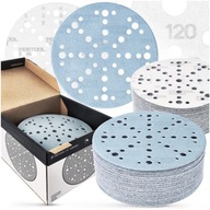 100x kotúčové brúsne kotúče Brúsny papier Festool Brúsky na suchý zips D150 P120