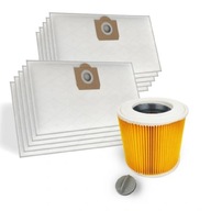 TAŠKY + FILTER PRE KARCHER WD3 MV3 200 SE4001 10 ks TAŠKY + FILTER PRE KARCHER WD3 MV3 200 SE4001 10 ks