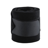 Fleece a elastické konské zavinovačky, čierne Fleece a elastické konské zavinovačky, čierne