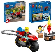 LEGO City Hasičský zbor 60410 Hasičská záchranná motorka Easy 4+ LEGO City Hasičský zbor 60410 Hasičská záchranná motorka Easy 4+