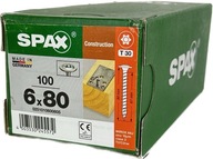 Skrutky do drevostavieb 6x80 SPAX A`100 Skrutky do drevostavieb 6x80 SPAX A`100