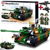 LEOPARD 2A5 2v1 ARMY TANK +LEGO BLASTERS