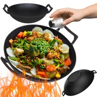 LIATIENOVÝ WOK 36 CM VEĽKÝ PRE INDUKČNÝ VARIČ LIATINOVÝ FRY FRY LIATIENOVÝ WOK 36 CM VEĽKÝ PRE INDUKČNÝ VARIČ LIATINOVÝ FRY FRY