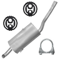 Koncový tlmič výfuku Fiat Ulysse 2 II 2.0 JTD CLAMPS Koncový tlmič výfuku Fiat Ulysse 2 II 2.0 JTD CLAMPS
