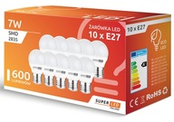 10x E27 LED žiarovka 600lm 7W NEBLIKAJÚCA guľa G45 10x E27 LED žiarovka 600lm 7W NEBLIKAJÚCA guľa G45
