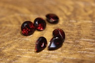 Granáty prírodné kamene 3,50ct 6ks Granáty prírodné kamene 3,50ct 6ks