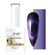 CAT EYE HYBRID NAIL LAK fialový s časticami magnetický EverShine 15ml CAT EYE HYBRID NAIL LAK fialový s časticami magnetický EverShine 15ml