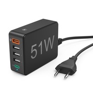 HAMA NETWORK 51W 5-ZÁSUVKY (1xPD USB-C, 1xQC30, 3xUSB-A) HAMA NETWORK 51W 5-ZÁSUVKY (1xPD USB-C, 1xQC30, 3xUSB-A)