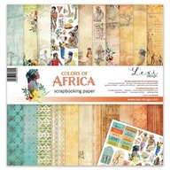 Sada papiera Lexi Design COLORS OF AFRICA. 11 ks