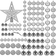 VIANOČNÉ GULE 6/4/3cm 101KS VEĽKÁ SADA PRÁZDNINY VIANOČNÉ GULE 6/4/3cm 101KS VEĽKÁ SADA PRÁZDNINY